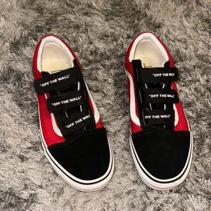 Vans with Velcro closure